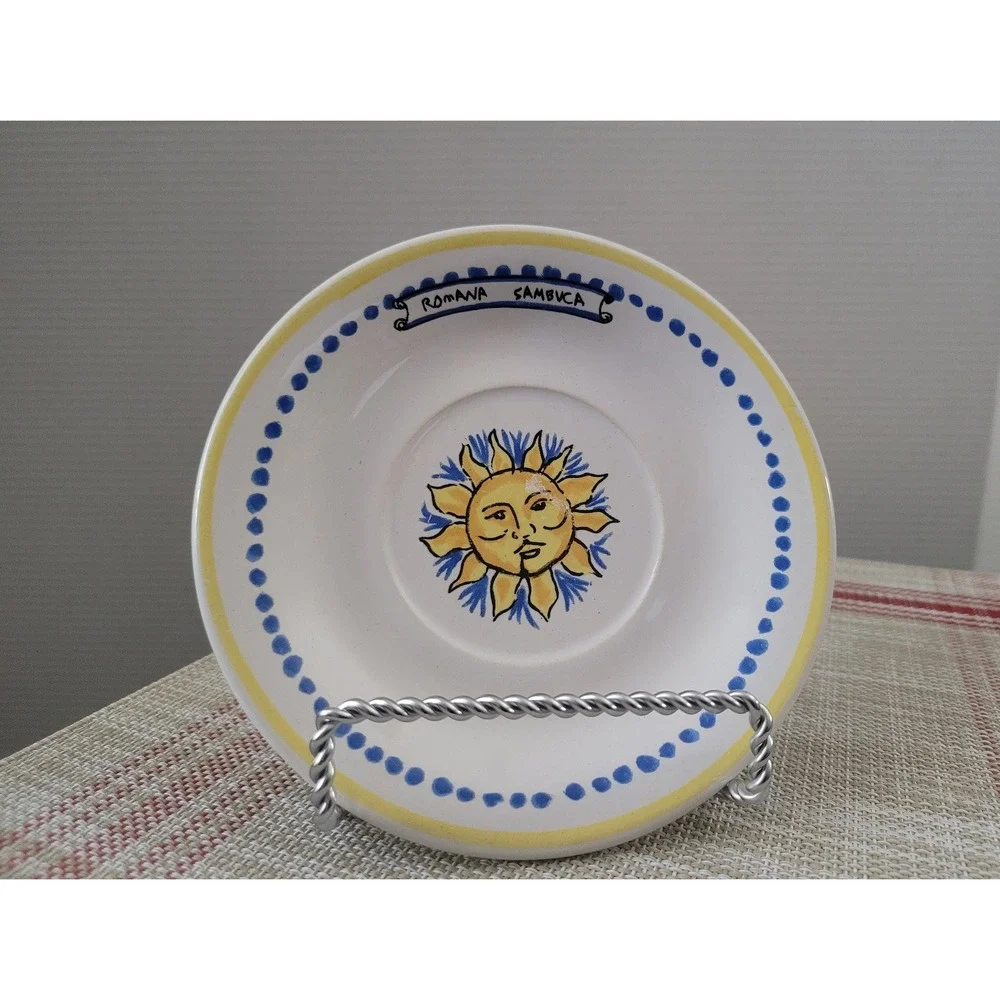 Espresso Plates Sun Pattern Canape Plates‎ by Romana Sambuca Small Plate 5 Set